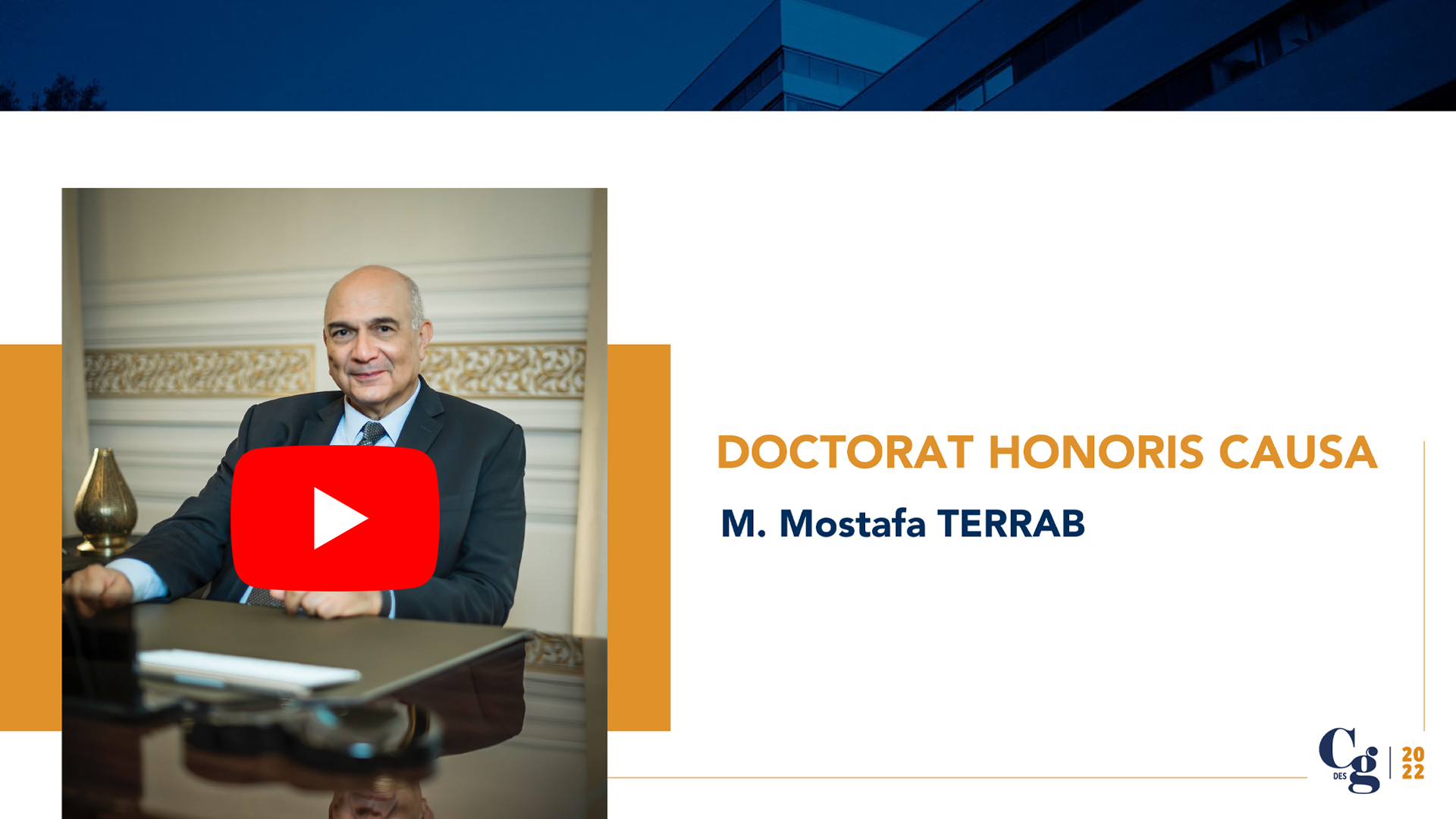 Vidéo hommage Mostafa Terrab