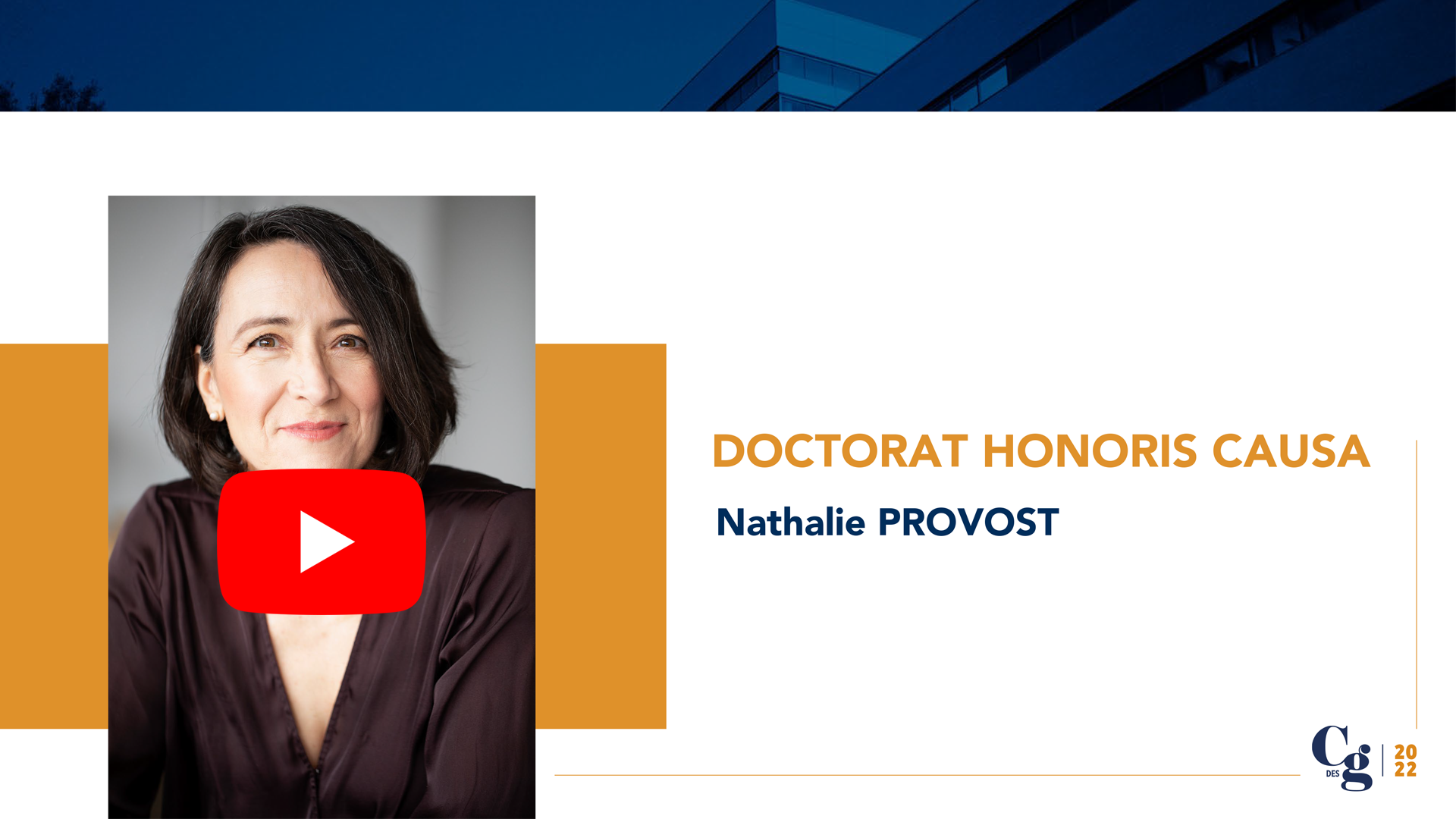 Vidéo hommage - Nathalie Provost