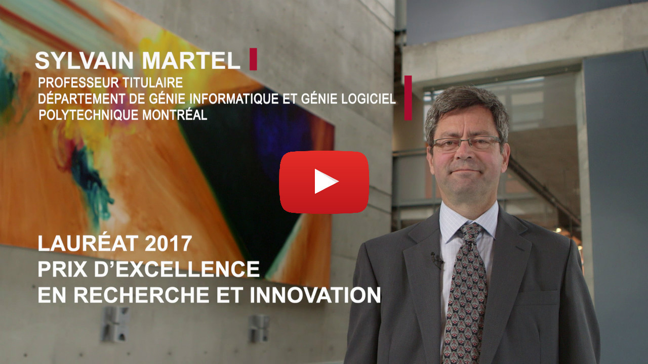 Sylvain Martel Prix d'excellence en recherche et en innovation