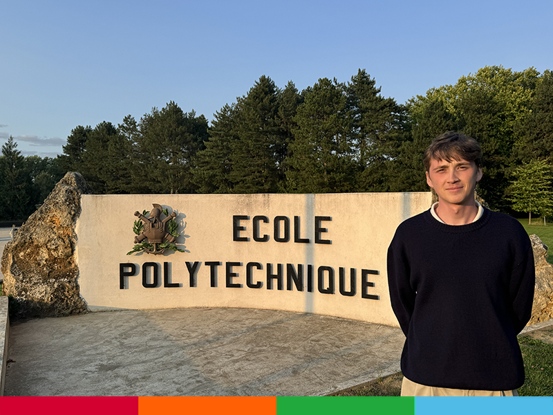 Arthur Diamant, étudiant de Polytechnique Montréal en stage de recherche à l'École polytechnique