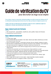 Guide de vérification du CV